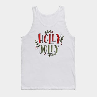 holly jolly Tank Top